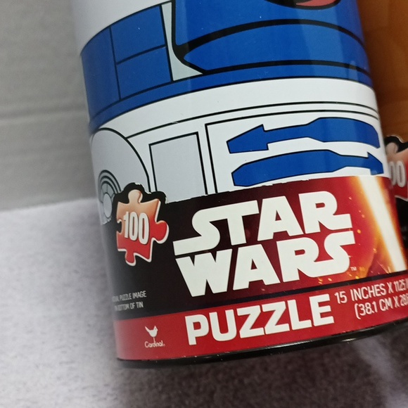 Disney Star wars 100pieces puzzles Chewbacca and R2D2 set of two condition new - Picture 2 of 5